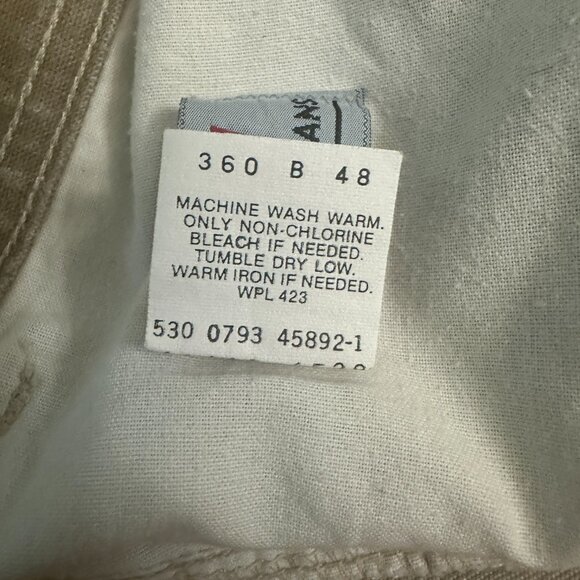 Vintage Levis Action Jeans Bootcut Cotton Blend Red Tab 5 Pocket Sz 36 x 30 - Picture 4 of 10